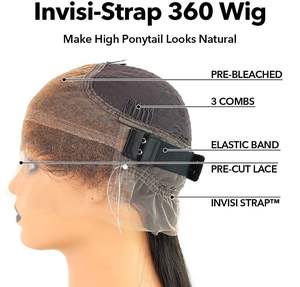 Correa Invisible Cordón 360 Pelucas 150 Densidad 180 Remy Pelucas de cabello humano Hd Encaje Desgaste para ir Peluca frontal de encaje rizado para damas - Product Image 6
