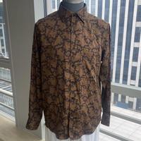 Kemeja Kasual Pria Lengan Panjang Bermotif Slim-Fit dengan Kerah Kancing (Bahan Linen Bernapas ODM Musim Panas)