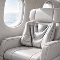 Coussin de soutien lombaire gonflable ultraléger tendance 2026 pour les voyages en avion, coussin de dos portable pour le camping