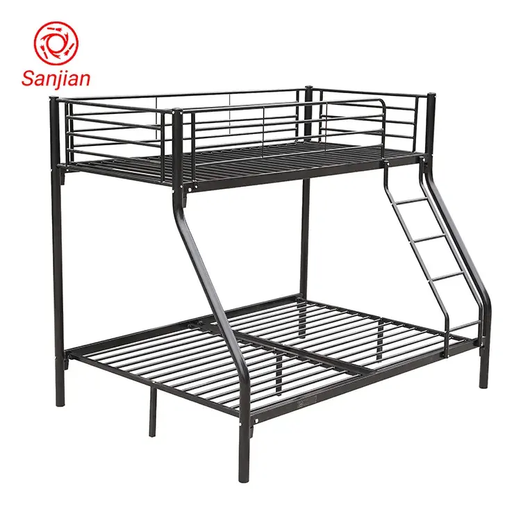 Top seller double bunker bed for children metal bed frame for boys use bunk beds for sale