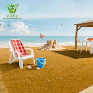 Tapis de tapis d'herbe synthétique de <span class=keywords><strong>gazon</strong></span> artificiel extérieur de haute densité 20MM pour la décoration de plage de toit de camping de jardin - Product Image 1