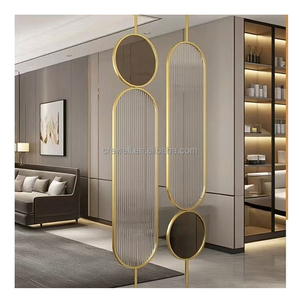 <span class=keywords><strong>Cloison</strong></span> de chambre d'hôtel moderne réglable <span class=keywords><strong>Cloison</strong></span> décorative <span class=keywords><strong>en</strong></span> métal <span class=keywords><strong>amovible</strong></span> d'intérieur Design de luxe pour bureau à domicile - Product Image 6