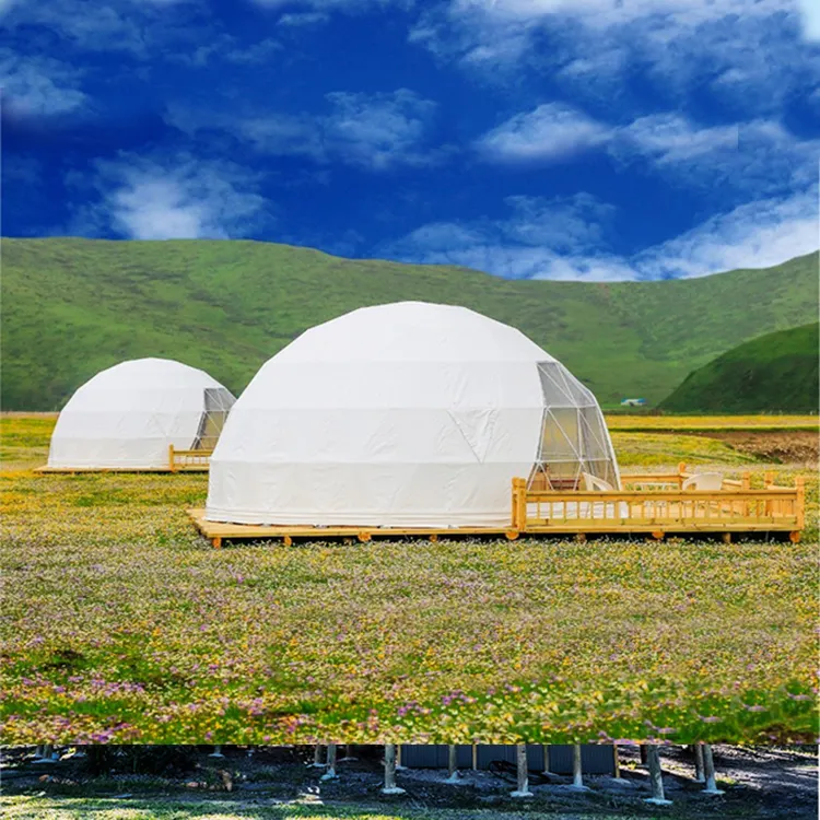 Yourte et dôme Igloo tente maison pour famille et hôtel Resort tente de camping en plein air de luxe