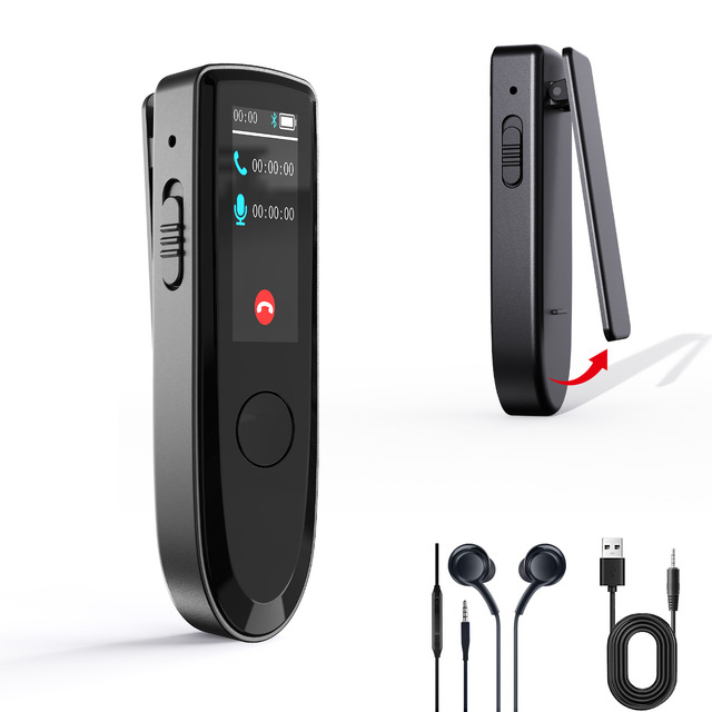 Compact Speaker for Clear Playback Perfect Mini Voice Recorder for Student Class Recording and Business Meetings