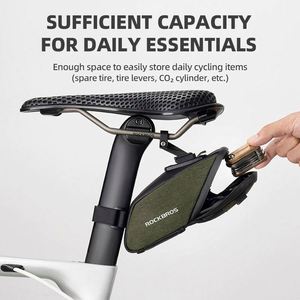 Bolsa Trasera para Bicicleta de Fábrica BSCI, Bolsa Trasera para Bicicleta de Montaña, Bolsa Pequeña para Asiento de Bicicleta, Bolsas Traseras para Bicicleta, Ciclismo al Aire Libre, Viajes - Product Image 4