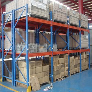 Estantería de acero de alta resistencia Sistema de estantería de palets Estantería de almacenamiento con recubrimiento en polvo Estantes de acero industriales ajustables - Product Image 5