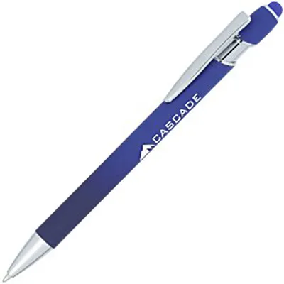 最高品質のバリオンブルソフトタッチスタイラスメタルペン