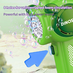 Baguettes à bulles électriques lumineuses à motifs dinosaure, licorne et flamant rose, jouets à bulles portatifs pour enfants, pour jouer en extérieur - Product Image 4