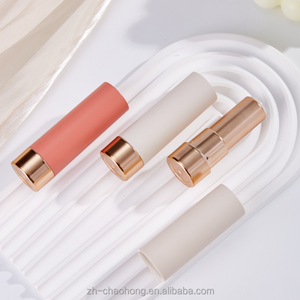 أنابيب مرطب شفاه فارغة مخصصة لتعبئة مستحضرات التجميل بأوعية أحمر شفاه مستديرة زجاجات عبوات عبوات - Product Image 1