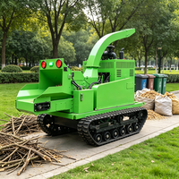 Broyeur de bois à moteur diesel pour unité mobile de broyage de branches et de palettes