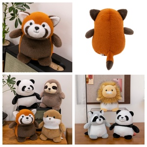 Venta caliente de fábrica de peluche pequeño Panda Animal juguetes lindo menor Panda peluches para niños regalo - Product Image 2