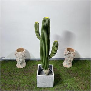 Cactus artificiel en PU de qualité supérieure, écologique, grand modèle, vert, haute simulation, plante décorative esthétique pour la remise des diplômes et la maison - Product Image 4