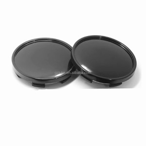 Capuchon central de roue de voiture vierge chromée de 62mm Couvercle de capuchon de <span class=keywords><strong>moyeu</strong></span> de jante Accessoires auto Partie extérieure <span class=keywords><strong>Autocollant</strong></span> en aluminium personnalisé de 56mm - Product Image 2
