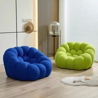 Canapé bulle moderne très vendu pour une personne, fauteuil de relaxation confortable en tissu, idéal pour les appartements et les hôtels