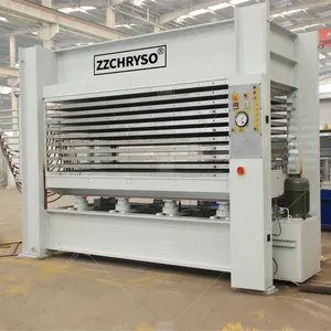 short cycle plywood laminating hot press machine mould door skin mdf hot press machine