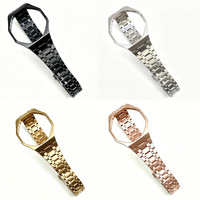 Correa de Reloj Integrada de Acero Inoxidable, Estilo Reloj de Bolsillo, Correa de Repuesto de Metal para Relojes AP
