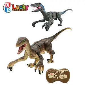 Afstandsbediening Dinosaurus Speelgoed Voor Kinderen Rc Dinosaurus Wandelen Robot Met Licht En Brullend 2.4Ghz Rc Speelgoed