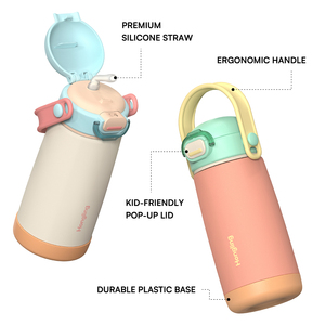 Botellas de Agua Escolares de Acero Inoxidable de 14 oz Ecológicas Hong Ling para Niños con Impresión de Logotipo Personalizado - Product Image 6