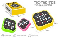 Jeu électronique portable Tic Tac Toe, multi-modes, défi de mémoire, jouet éducatif de voyage, jeu de puzzle pour enfants