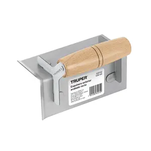 BOX 6 Pieza de esquina exterior, para acabado recto, TRUPER - Product Image 1