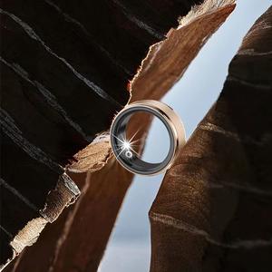 Смарт-кольцо с пульсометром и температурой тела, монитор сна для мужчин и женщин, спортивный трекер здоровья IP68, водонепроницаемый для IOS MR3 Android - Product Image 4