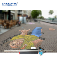 BK-UP32 Printer UV lantai tanah 3D Printer UV untuk dekorasi tanah Printer ruang parkir grafiti tanah