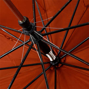 A prueba de viento Auto abierto grande sólido paraguas plegable con Logo - Product Image 3