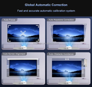Proyector LCD Flixtone E900 Mini, 2000 ANSI Lúmenes, <span class=keywords><strong>2K</strong></span> <span class=keywords><strong>4K</strong></span> <span class=keywords><strong>8K</strong></span>, <span class=keywords><strong>Full</strong></span> <span class=keywords><strong>HD</strong></span> 1080P, WiFi, 3GB 64GB, LED, Smart Home Theater, Portátil, Android - Product Image 3