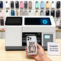 Imprimante UV AI pour coques de téléphone, compatible avec tous les modèles, impression DIY, imprimantes UV CMYKW, prise en charge de l'effet de gaufrage 3D
