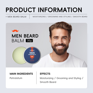 QUIYUM Marque Privée Vente en Gros Emballage Neutre Produits pour Barbe Homme Crème à Barbe Baume à Barbe - Product Image 3