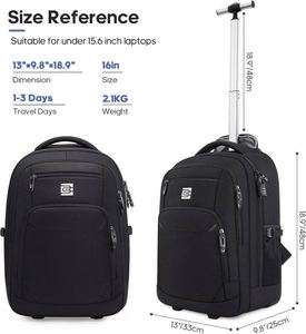 Mochila Escolar con Ruedas para Niños BSCI a Precio de Fábrica: Mochila con Ruedas para Estudiantes de Buena Calidad - Product Image 3