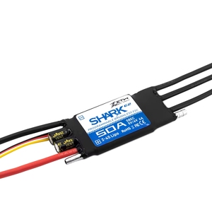 ZTW Shark G2 32-Bit ESC 20A 30A 40A 50A 60A 80A 100A <span class=keywords><strong>2</strong></span>-6S SBEC 5V/6V 8A Fırçasız Hız Kontrol Cihazı RC Tekne Sualtı İçin FXB ile - Product Image 2