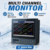 Registrador de Datos Digital Industrial Multicanal sin Papel MPR5000SE CE, Totalizador de Temperatura, Humedad, Presión y Flujo, OEM/ODM, USB