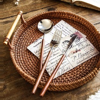 Ensemble de couverts haut de gamme avec manche en bois de noyer, couteau à steak en acier inoxydable 304, fourchette, vaisselle de luxe, ensemble d'ustensiles de table