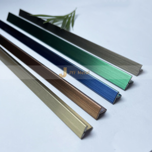 Factory Price Decorative <b>Tile</b> Trim Design Metal Wall 304 Grade <b>Tile</b> Trim Stainless Steel - Product Image 6