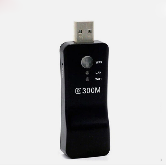 D2947 UE01 300M Smart TV usb Wireless LAN Adapter WiFi Dongle RJ-45 Ethernet Kabel