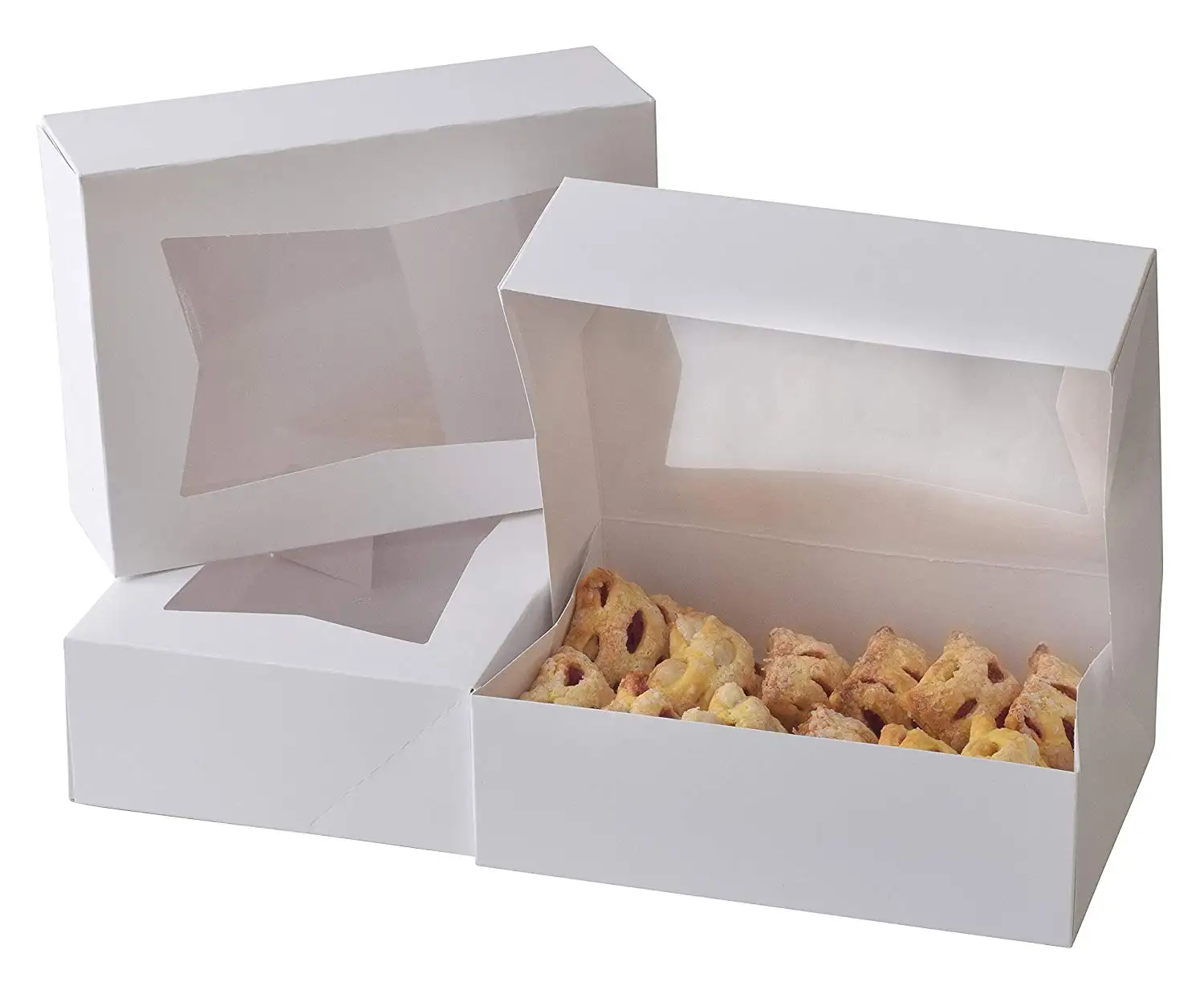 Recycled Food Grade Kraft Paper Folding Custom Printing Cookies Package