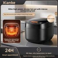 Autocuiseur Électrique Intelligent avec Minuteur, Cuisson Rapide à Bouton Unique, Multifonctionnel, Antiadhésif, Grande Capacité 5L, 900W, Chauffage par Châssis