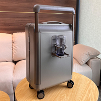 Ensemble de 3 valises et bagages de voyage personnalisés en plastique ABS à motifs, pour échantillon