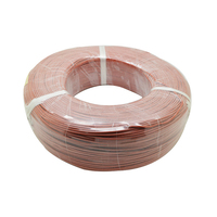 SYS 28AWG 16/0.08TC O.D.1.2 600V Fil de silicone rouge noir Fil de cuivre plaqué étain