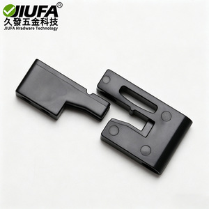 JiuFa Concealed <b>Shelf</b> Connectors Black Plastic Injection Molding Easy Installation Cabinet Assembly Support - Product Image 2