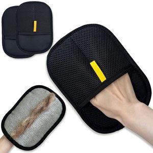 ถุงมือกำจัดขนสัตว์เลี้ยงแบบผ้า ขนาด 24x16 ซม. สำหรับทำความสะอาดขนแมวและสุนัข - Product Image 3