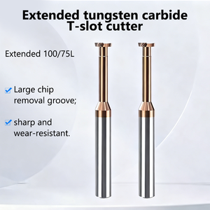 전체 합금 확장 T 형 칼 75 긴 사다리꼴 칼 스테인레스 스틸 알루미늄 코팅 텅스텐 스틸 T 형 칼 - Product Image 3