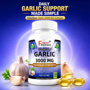 Fórmula Personalizada de Ajo, 150 Cápsulas Blandas, Fórmula Herbal para Apoyar la Salud del Corazón y la Inmunidad en Adultos, Suplemento de Ajo 3000 Mg - Product Image 2