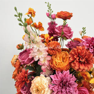 DKB Nueva Bola de Flores Artificiales Realistas de Seda para Decoraciones de Mesa de Boda y Día de la Madre Hechas a Mano - Product Image 6