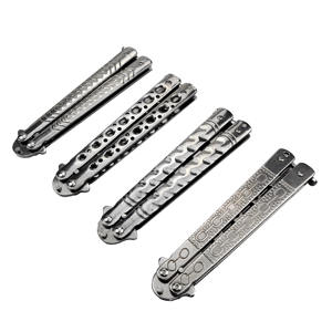 Nuevo diseño cuchillo de bolsillo al aire libre herramienta de entrenamiento de mariposa práctica cuchillo plegable contacto ventas para catálogo - Product Image 4