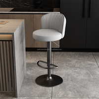 Chaises de Bar de Luxe Confortables Style Nordique Européen pour Maison, Restaurant et Cuisine