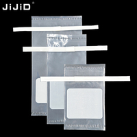 JIJID Lab Supplies Steriler Probenahme beutel Safe Tab Wire Closure Probe Mixer beutel Klare Plastiktüte