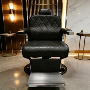 Sillón de Barbería Moderno Estilo Europeo, Taburete de <span class=keywords><strong>Peluquería</strong></span>, Silla de <span class=keywords><strong>Peluquería</strong></span> Elevadora Resistente - Product Image 4