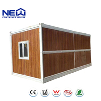 Casa Contenedor Modular Plegable y Móvil de 20 Pies, de Rápida Construcción, Expandible, Amplia y con Certificación CE